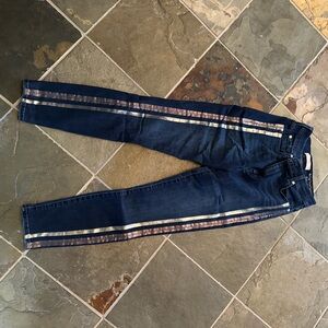 7 For All Mankind High Waist Ankle Skinny Blair Indigo High Waist Skinny Jeans